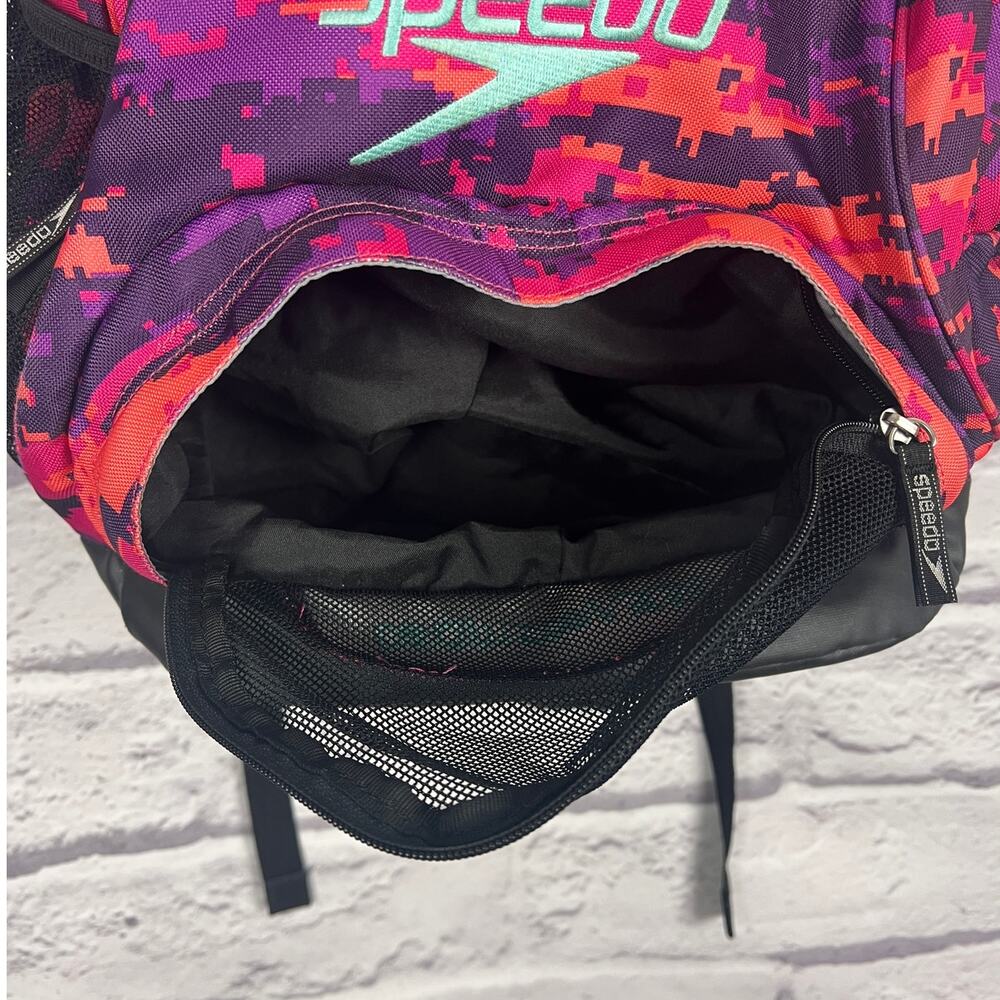 Speedo Unisex 35L Teamster Digital Camo Backpack Swim Bag Athleisure Outdoor Y2K - Picture 8 of 13
